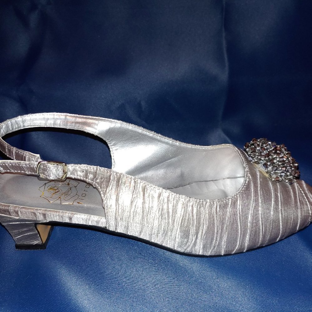 Silver Shoes size 11WW